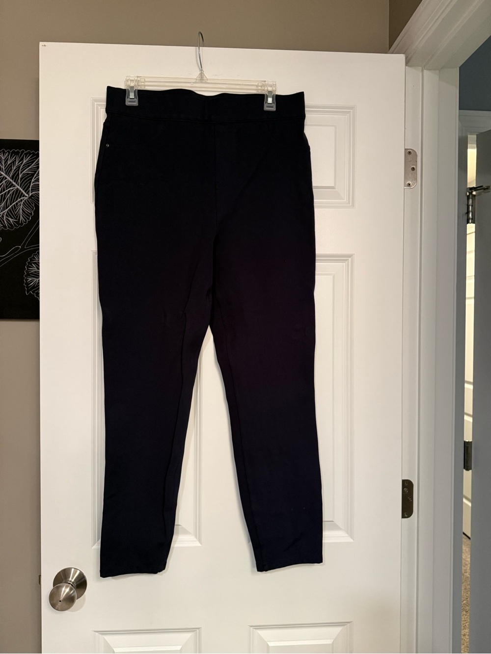 SPANX Men's Black Jogger-Style Sweatpants